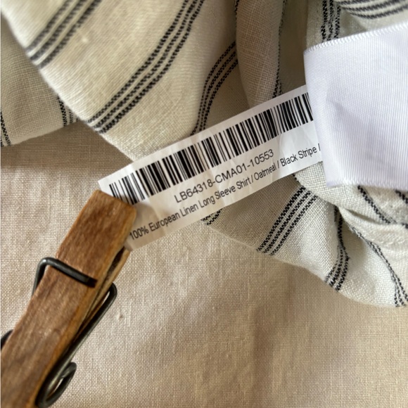 Striped Linen Button Down - Picture 5 of 7